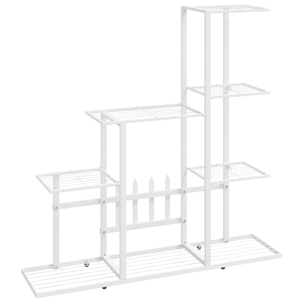 Portapiante 94,5x25x88 cm Bianco in Metallo - homemem39