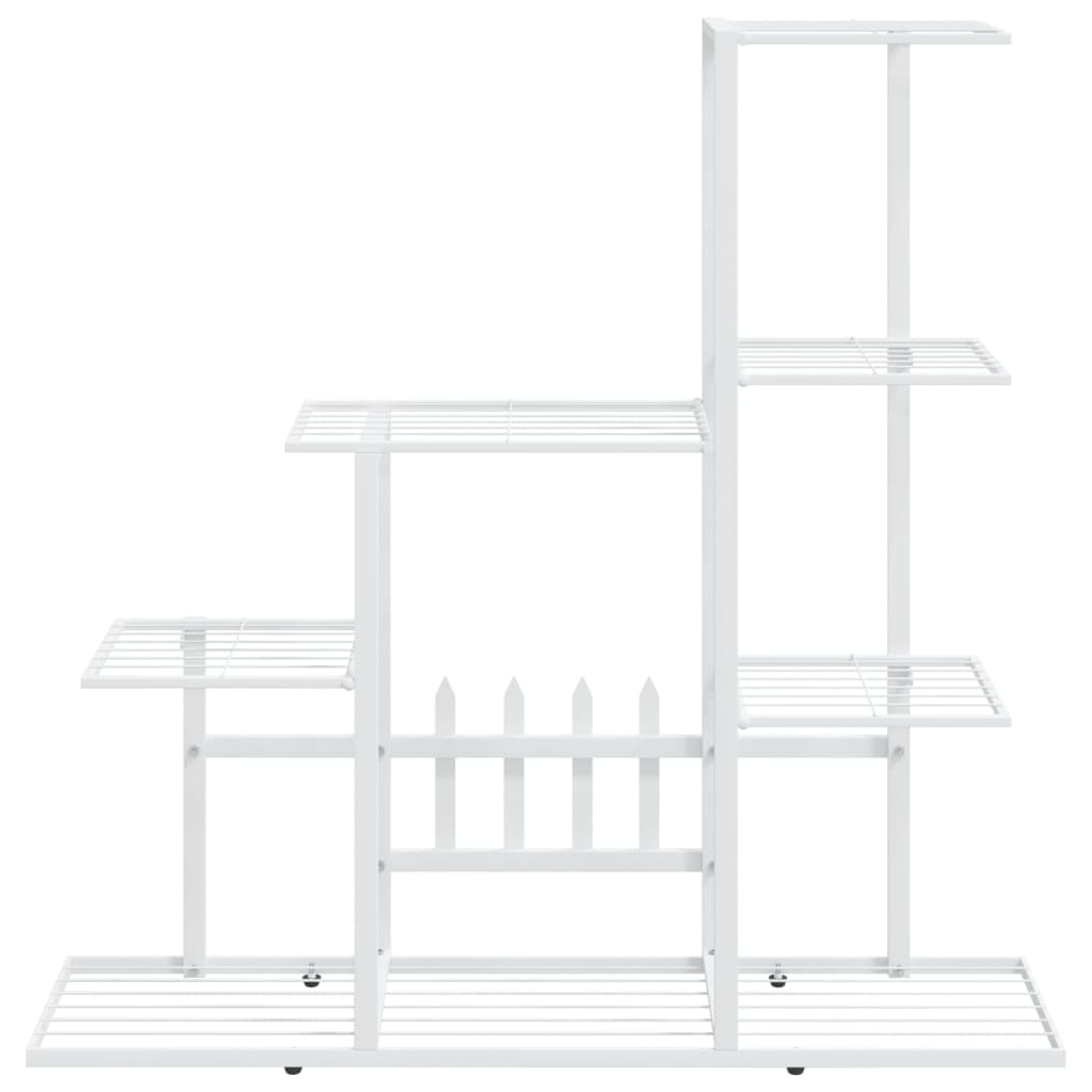 Portapiante 94,5x25x88 cm Bianco in Metallo - homemem39