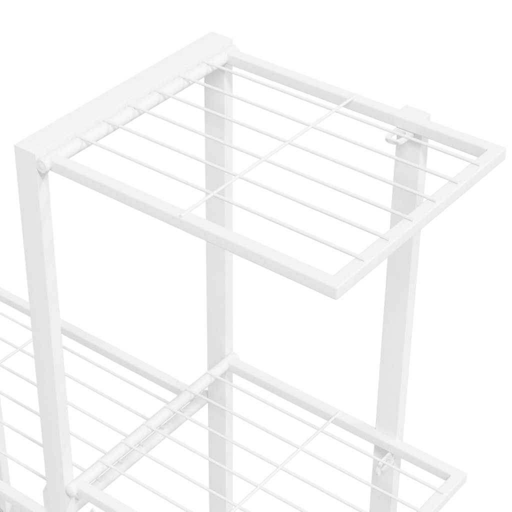Portapiante 94,5x25x88 cm Bianco in Metallo - homemem39