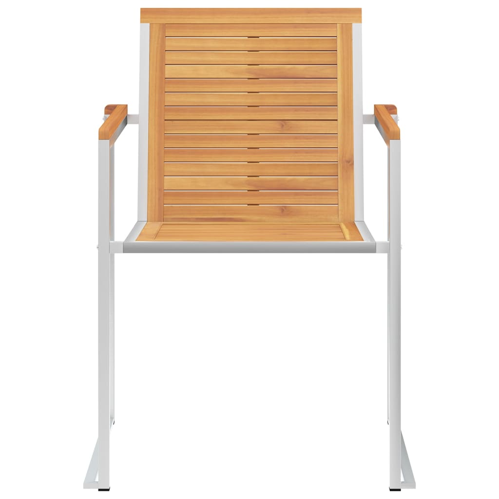 Sedie da Giardino con Cuscini 6 pz in Legno Massello di Teak