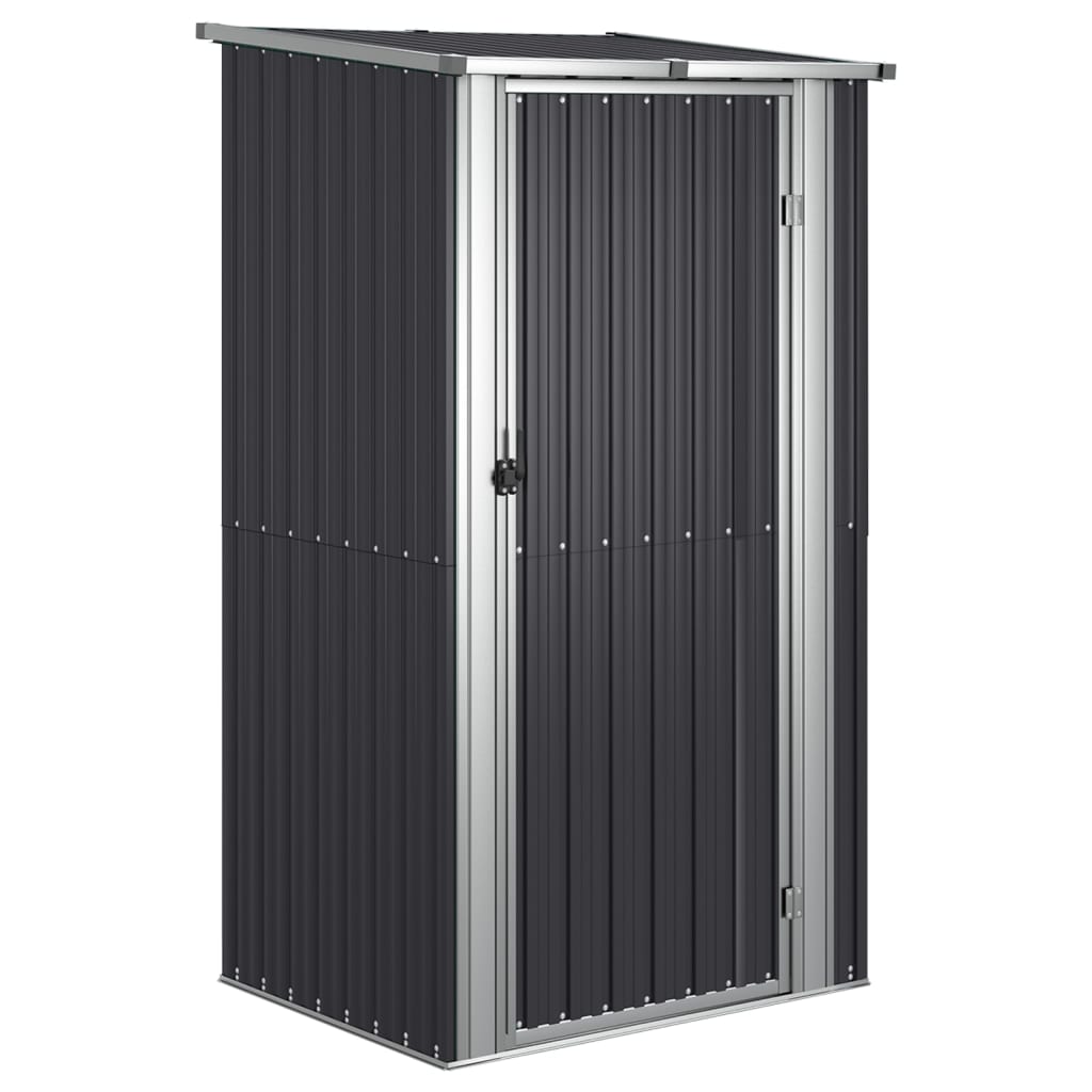 Capanno da Giardino Antracite 118,5x97x209,5 cm Acciaio Zincato - homemem39