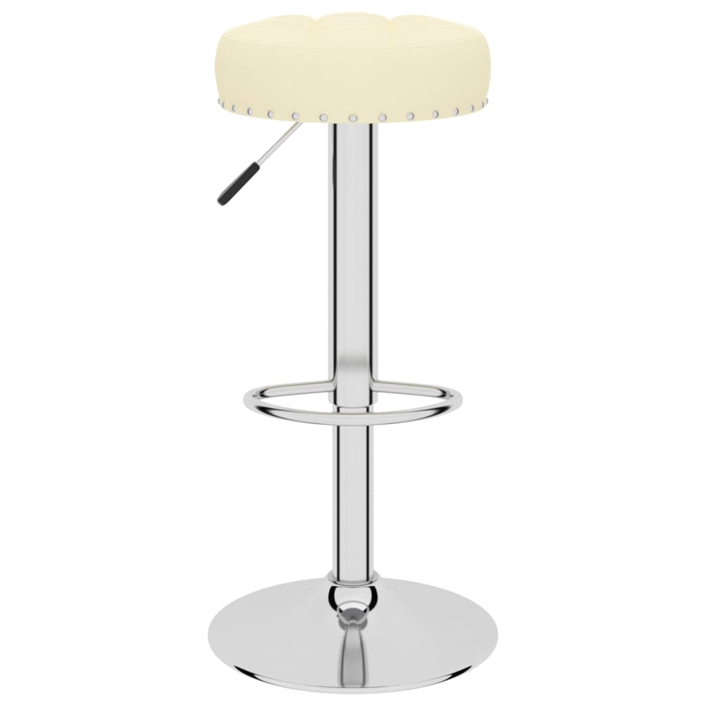 Sgabelli da Bar 2 pz Crema in Tessuto - homemem39