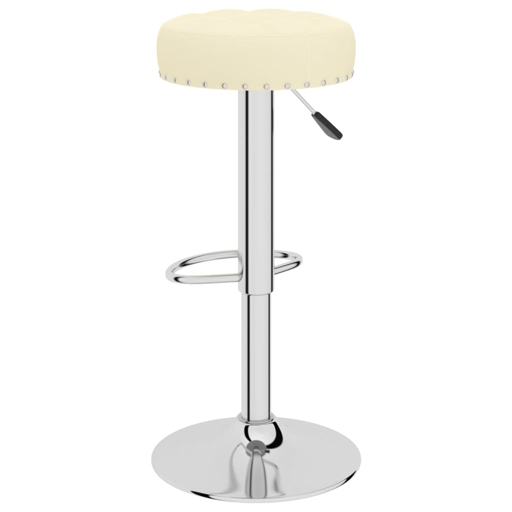 Sgabelli da Bar 2 pz Crema in Tessuto - homemem39