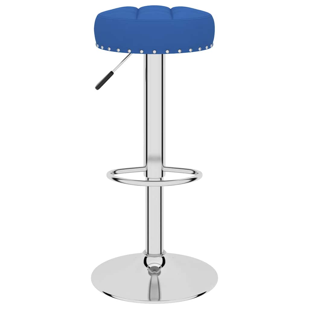 Sgabelli da Bar 2 pz Blu in Tessuto - homemem39