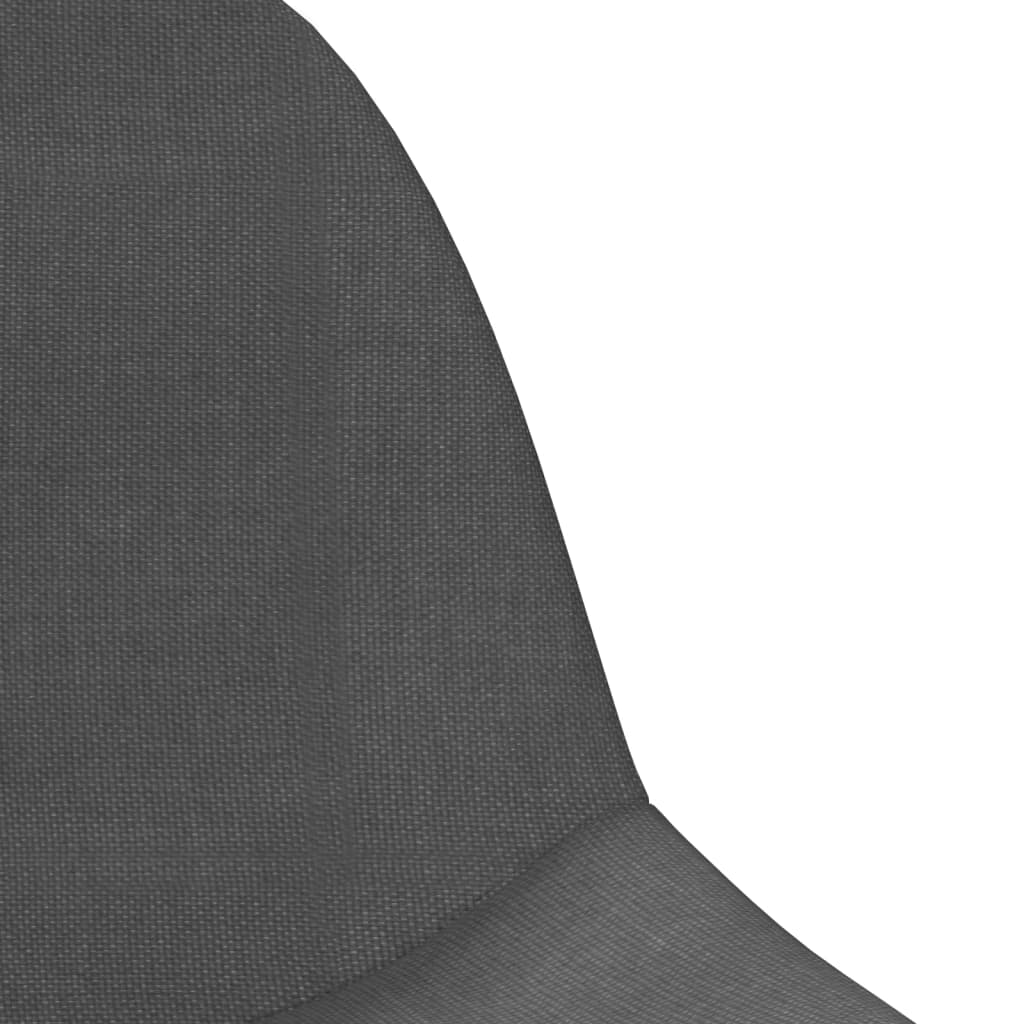 Sgabelli da Bar 2 pz in Tessuto Grigio Scuro - homemem39