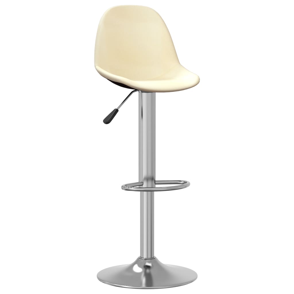 Sgabelli da Bar 2 pz Crema in Tessuto - homemem39