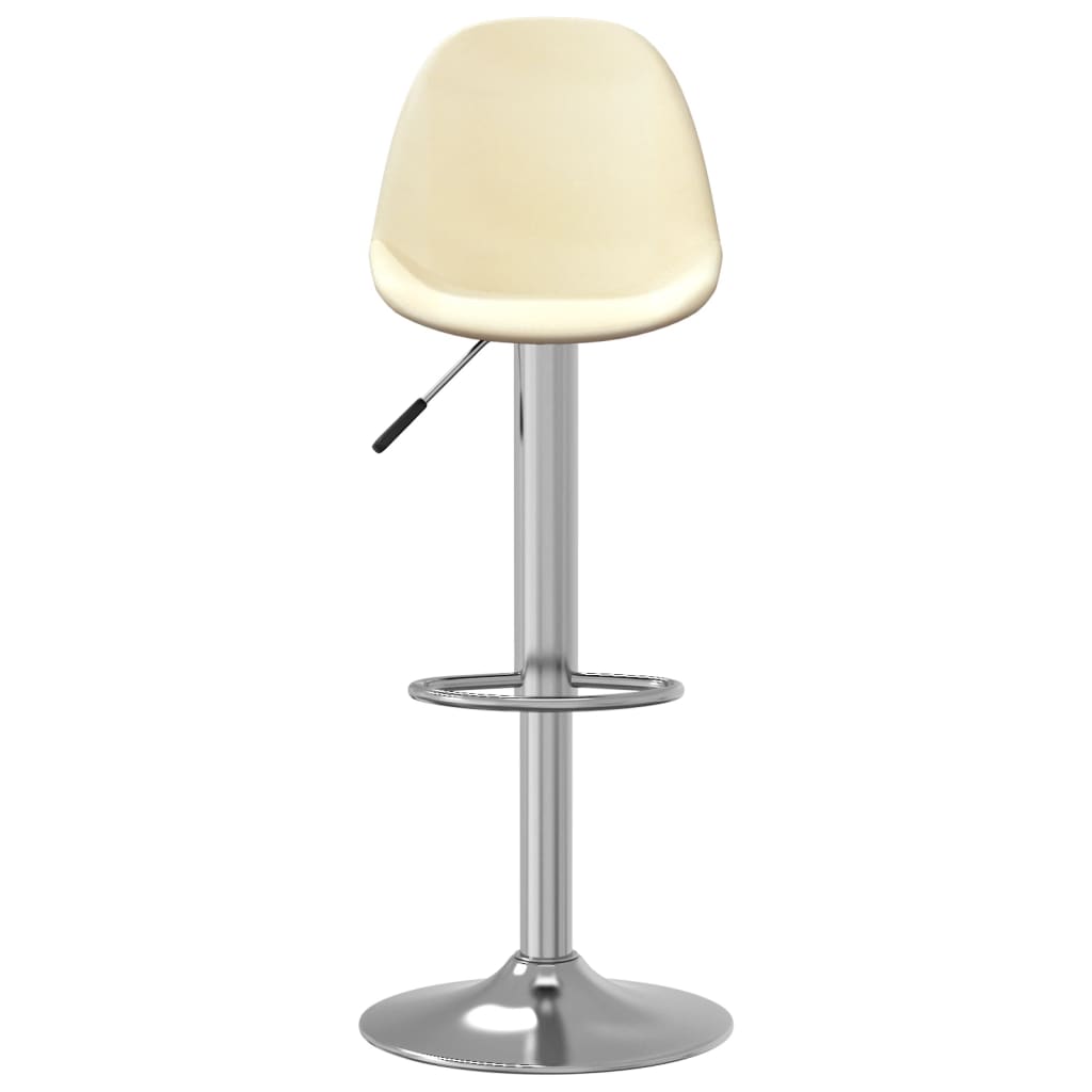 Sgabelli da Bar 2 pz Crema in Tessuto - homemem39