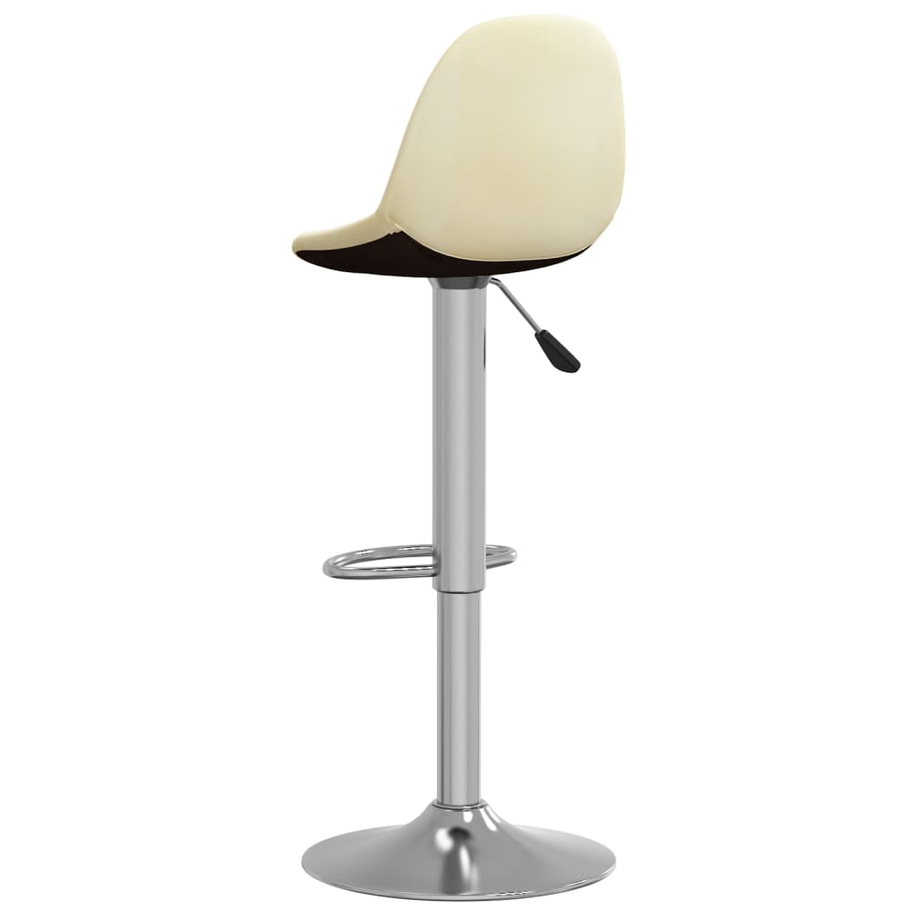 Sgabelli da Bar 2 pz Crema in Tessuto - homemem39