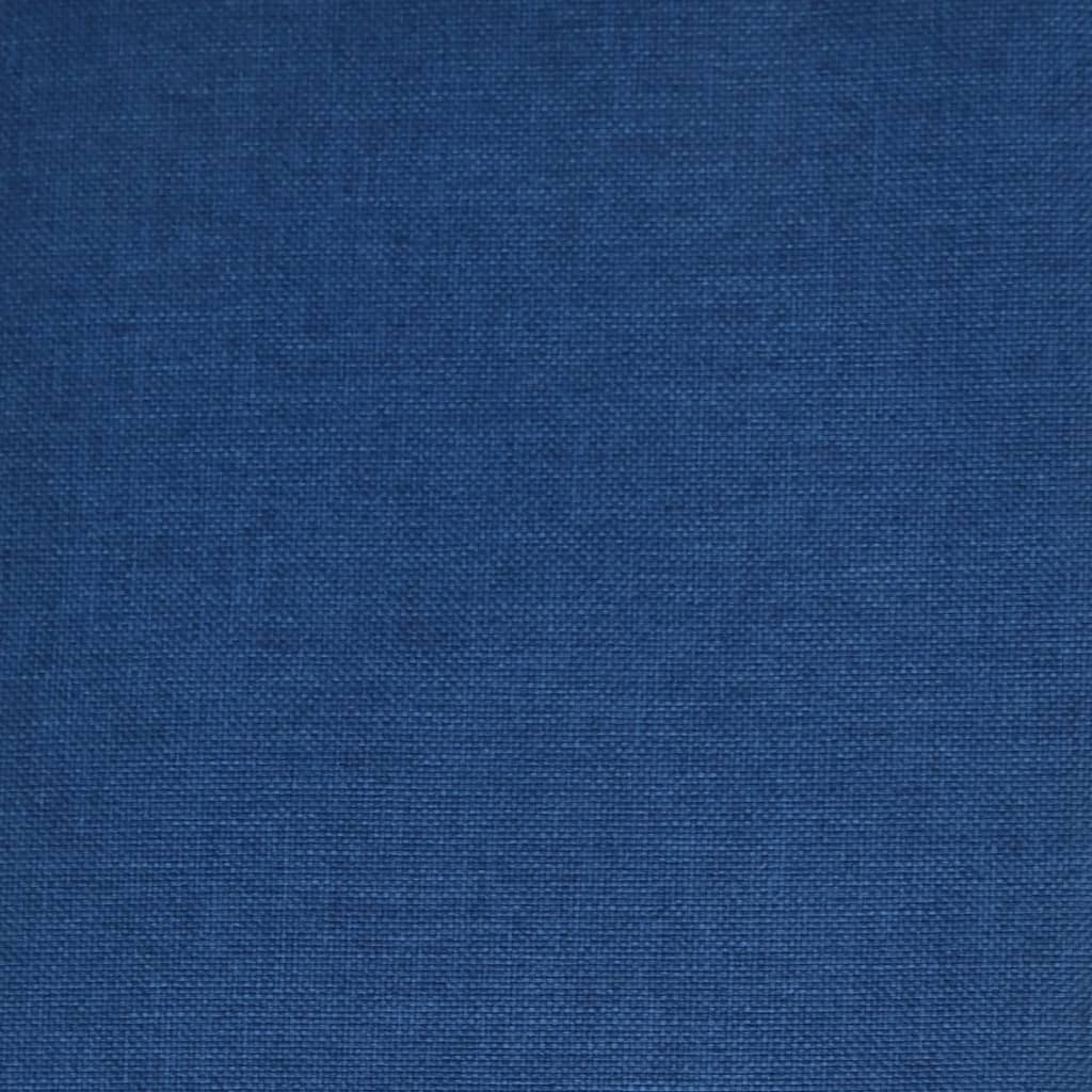 Sgabelli da Bar 2 pz Blu in Tessuto - homemem39