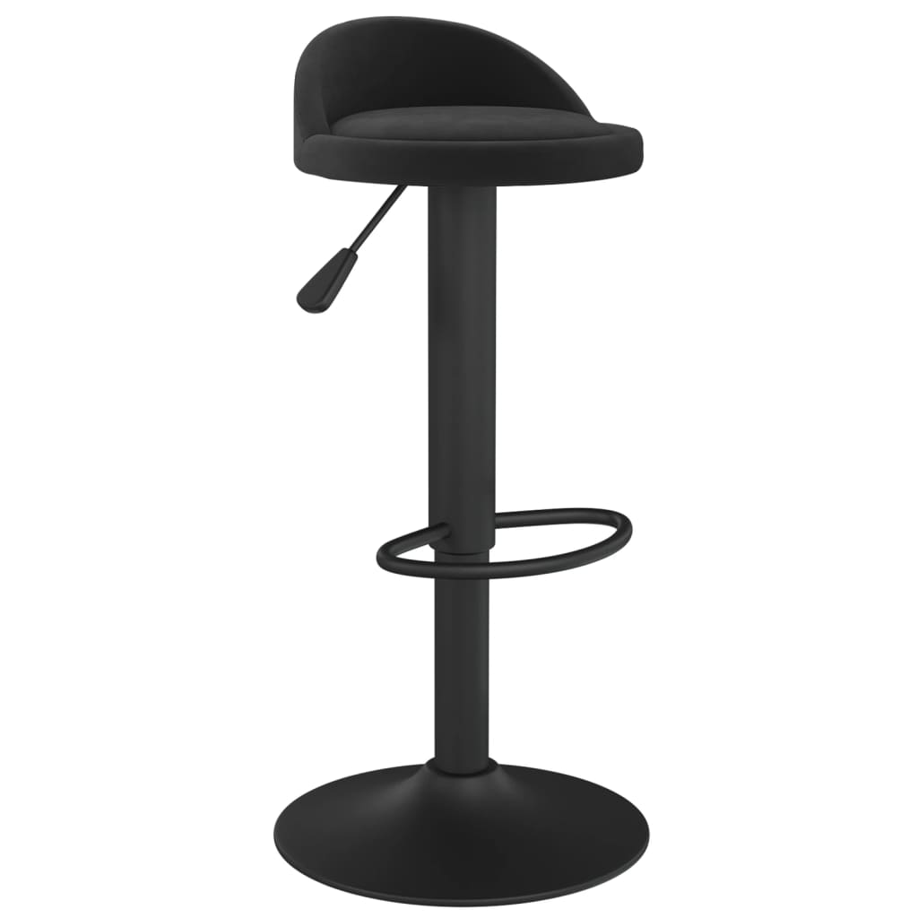 Sgabelli da Bar 2 pz in Velluto Nero - homemem39