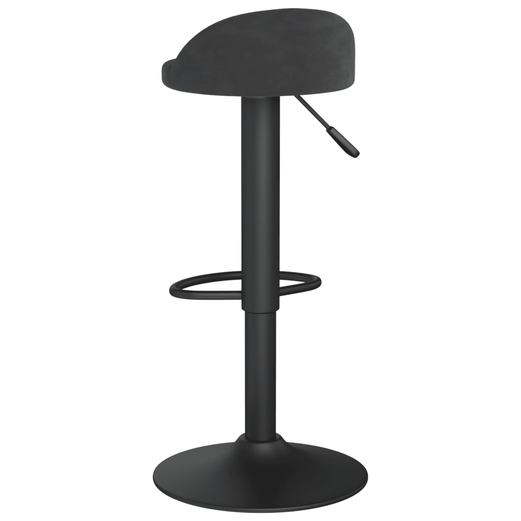 Sgabelli da Bar 2 pz in Velluto Nero - homemem39