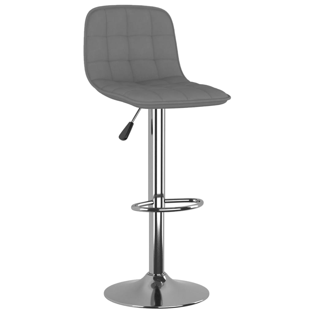 Sgabelli da Bar 2 pz Grigio Chiaro in Tessuto - homemem39