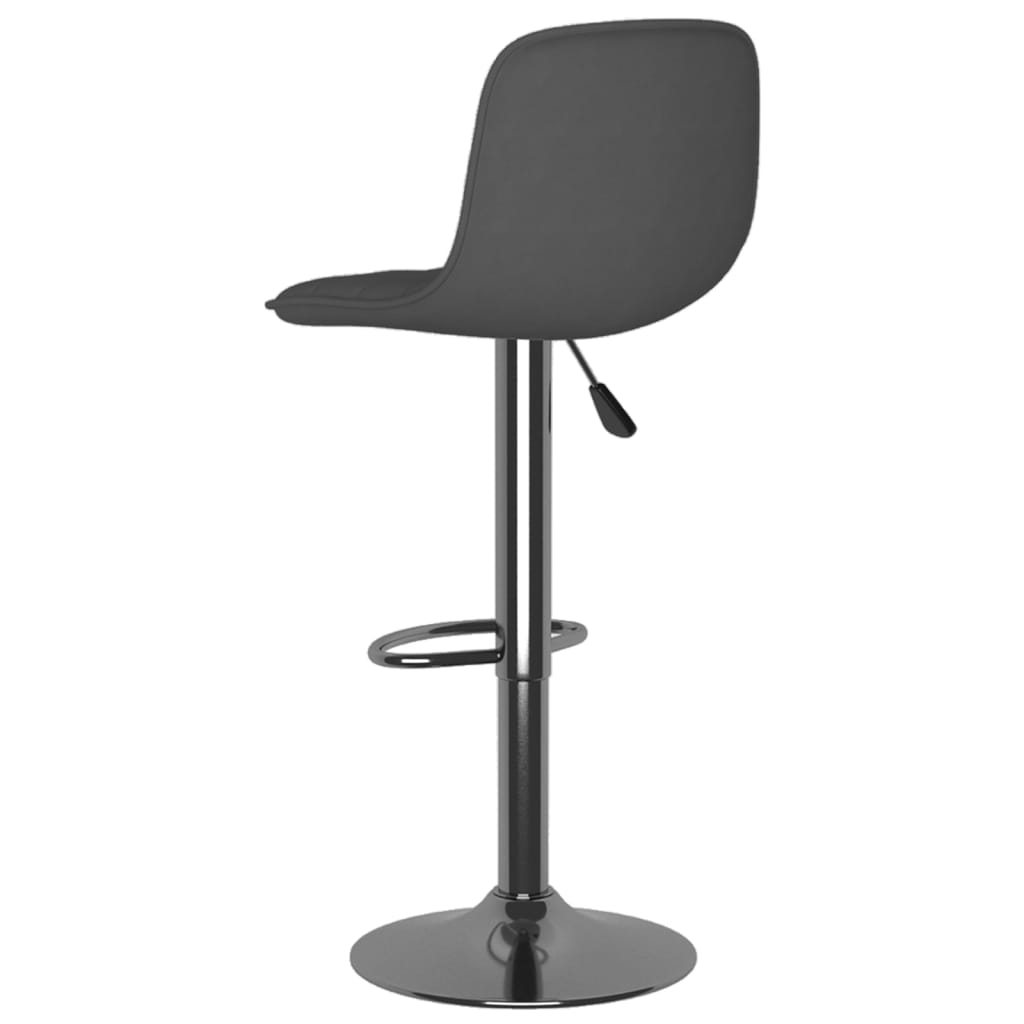 Sgabelli da Bar 2 pz Grigio Scuro in Tessuto - homemem39