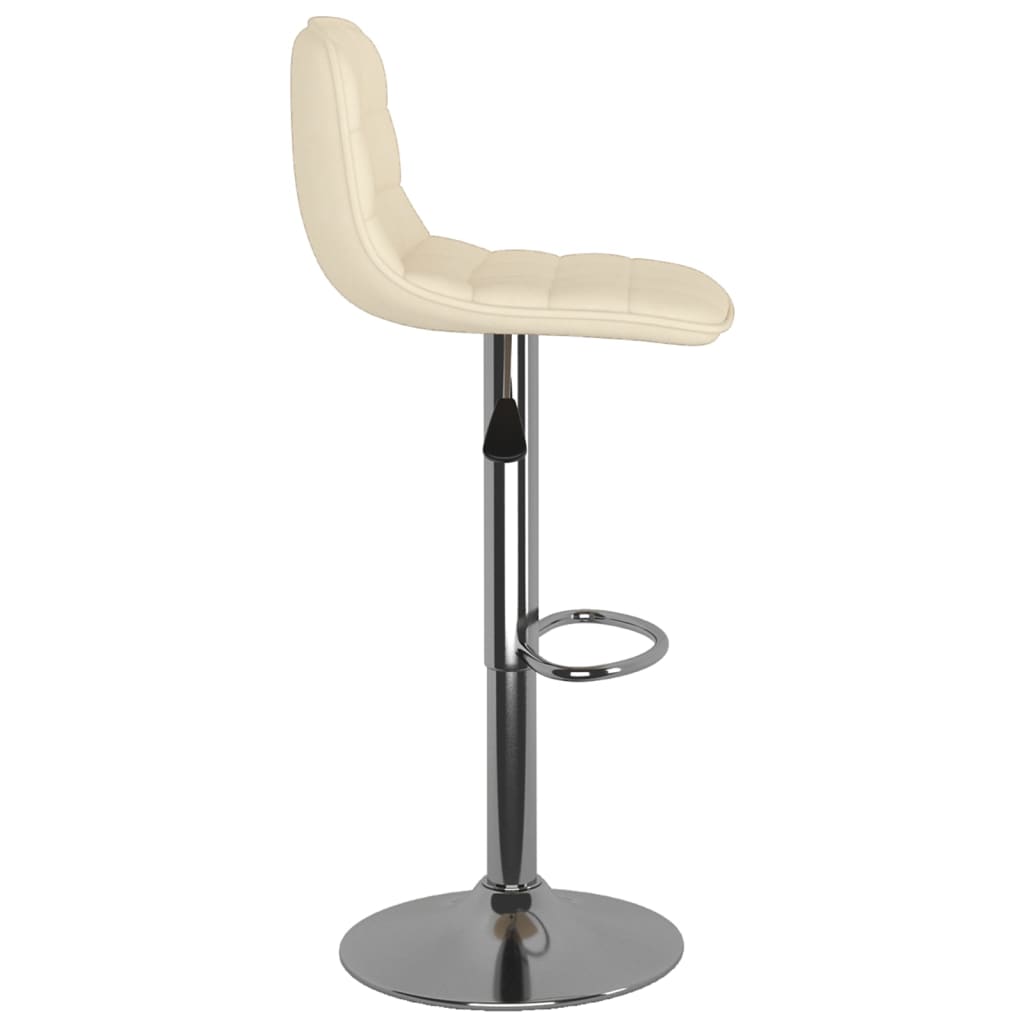 Sgabelli da Bar 2 pz Crema in Tessuto - homemem39