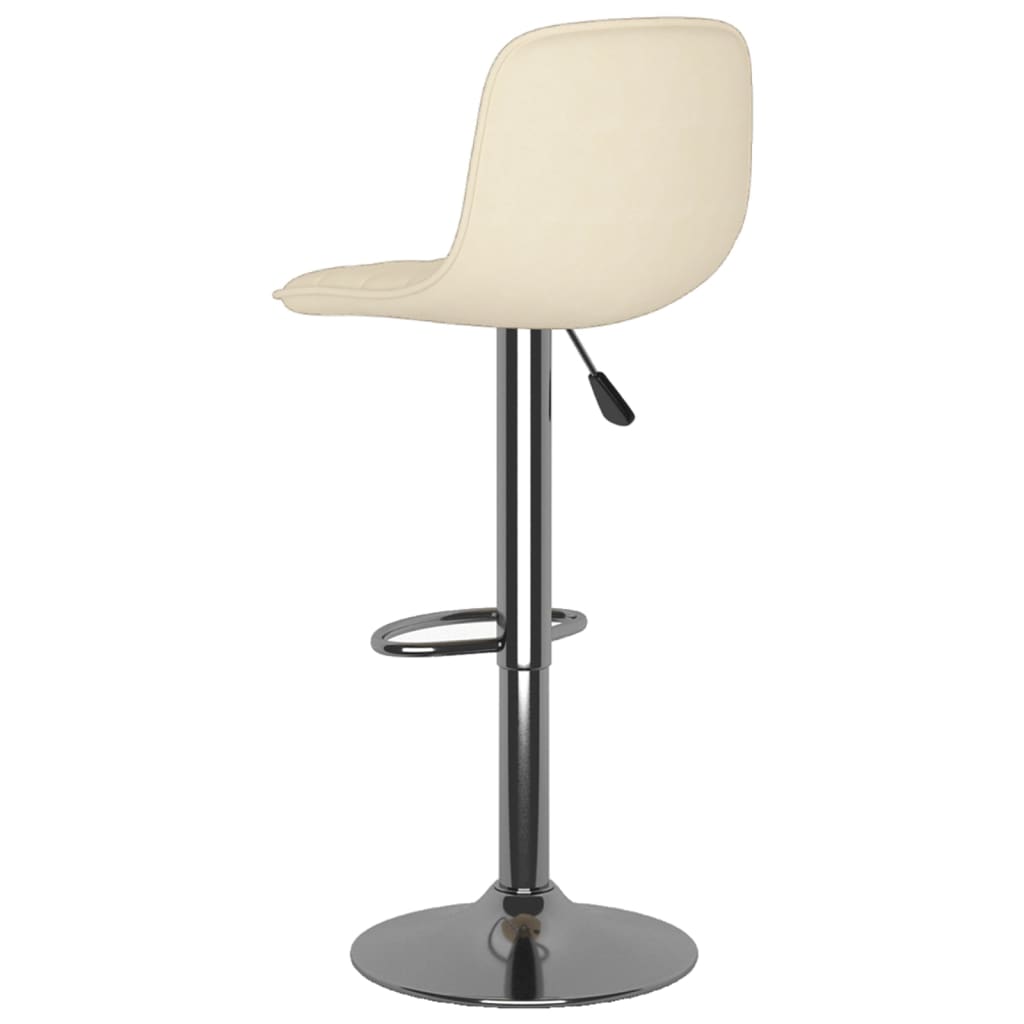 Sgabelli da Bar 2 pz Crema in Tessuto - homemem39