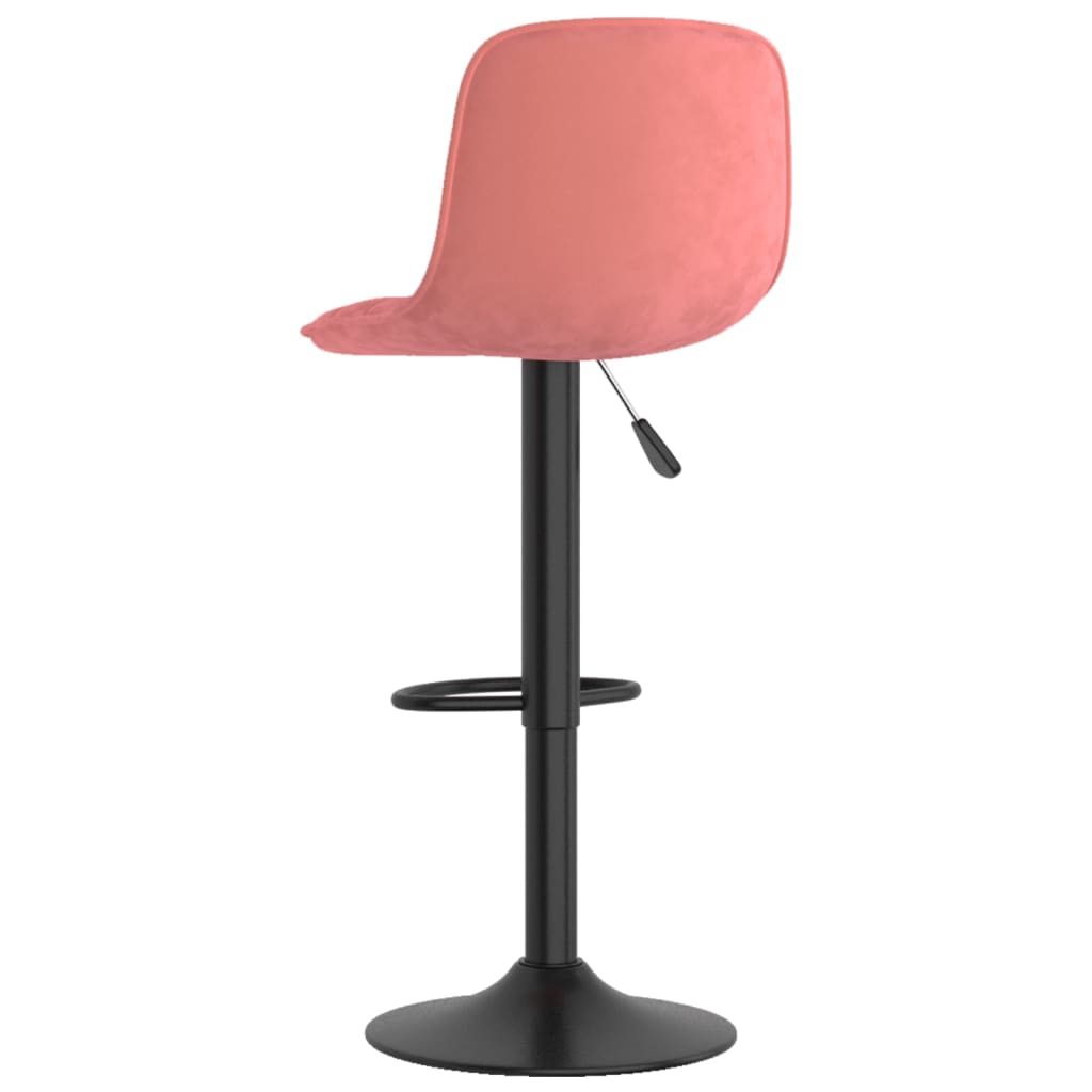 Sgabelli da Bar 2 pz Rosa in Velluto - homemem39