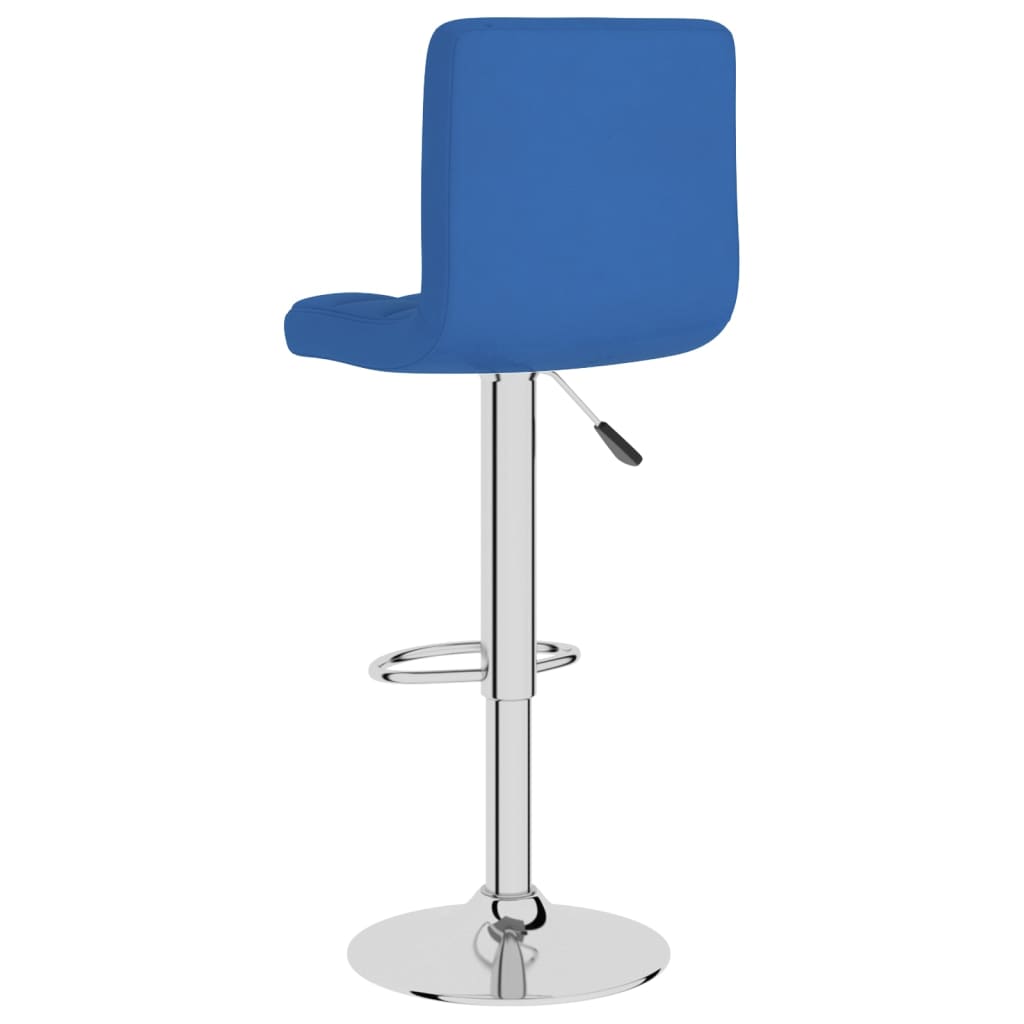 Sgabelli da Bar 2 pz Blu in Tessuto - homemem39