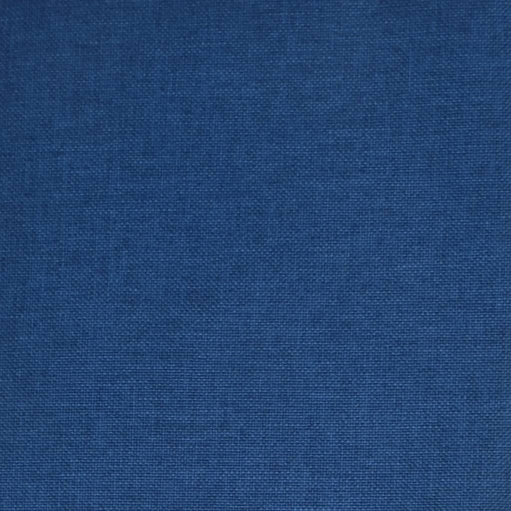 Sgabelli da Bar 2 pz Blu in Tessuto - homemem39