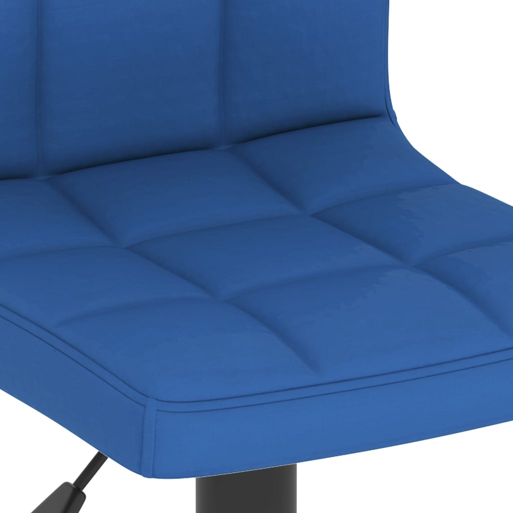Sgabelli da Bar 2 pz Blu in Tessuto - homemem39