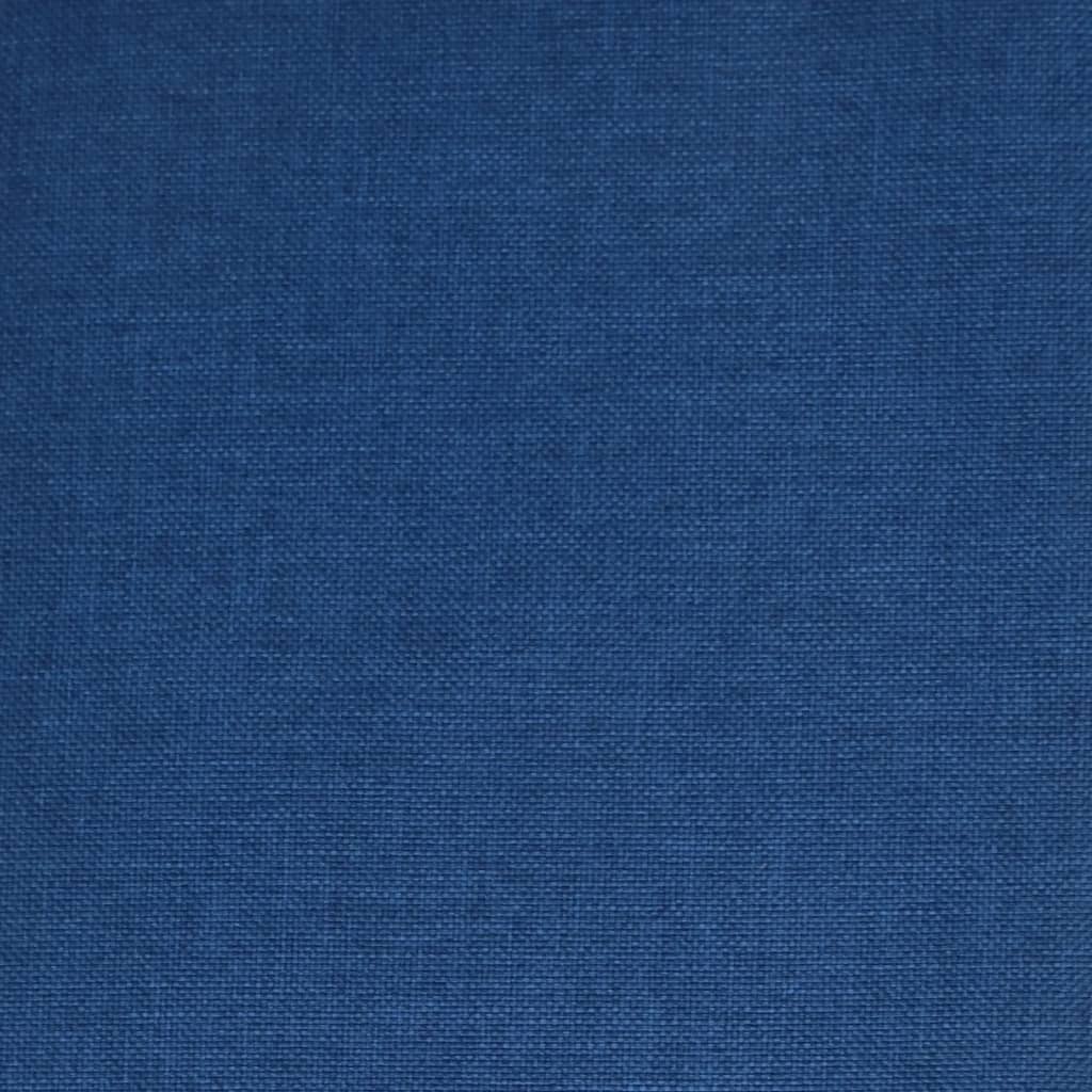 Sgabelli da Bar 2 pz Blu in Tessuto - homemem39