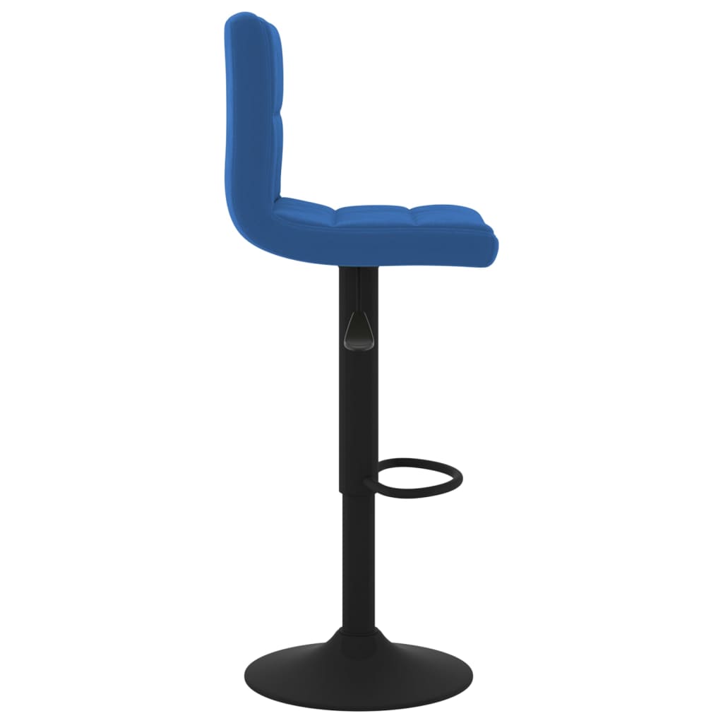 Sgabelli da Bar 2 pz Blu in Velluto - homemem39