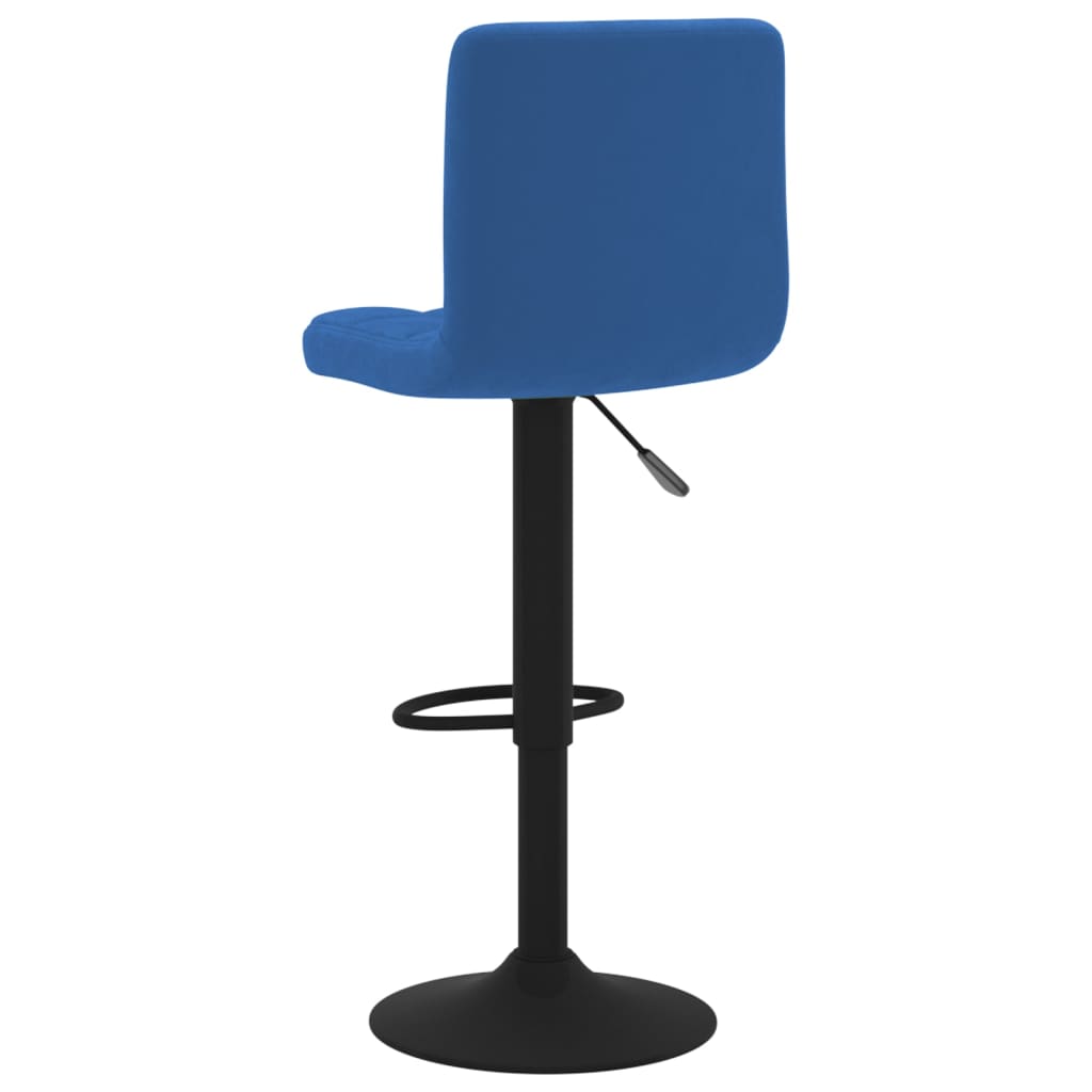 Sgabelli da Bar 2 pz Blu in Velluto - homemem39