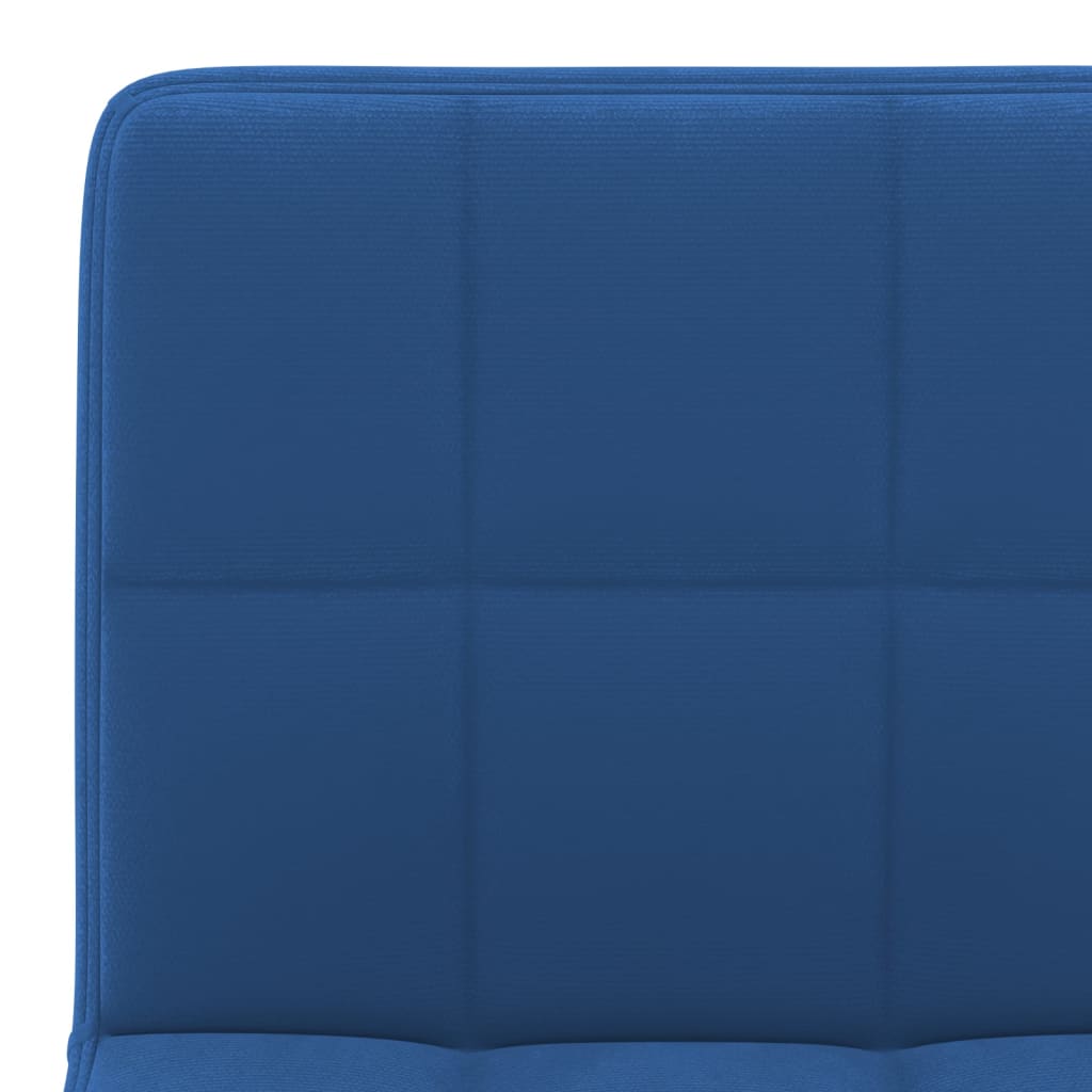 Sgabelli da Bar 2 pz Blu in Velluto - homemem39