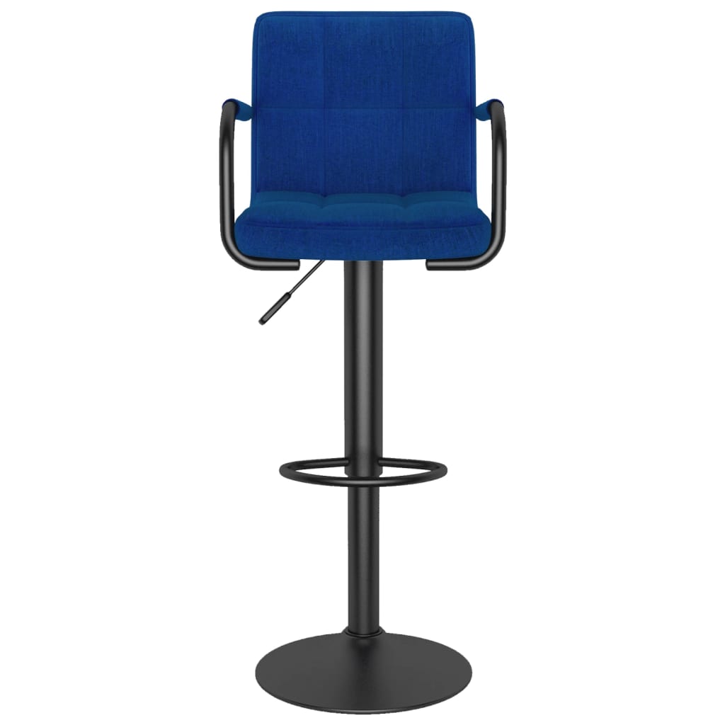 Sgabello da Bar Blu in Tessuto - homemem39