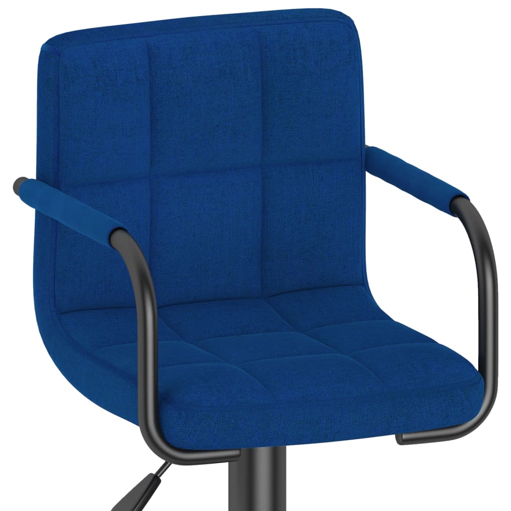 Sgabello da Bar Blu in Tessuto - homemem39