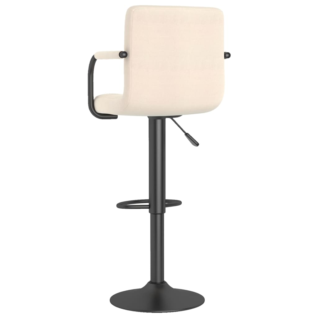 Sgabelli da Bar 2 pz Crema in Tessuto - homemem39
