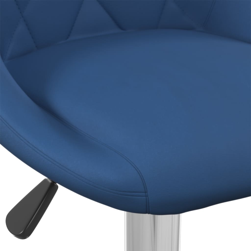 Sgabello da Bar Blu in Velluto - homemem39