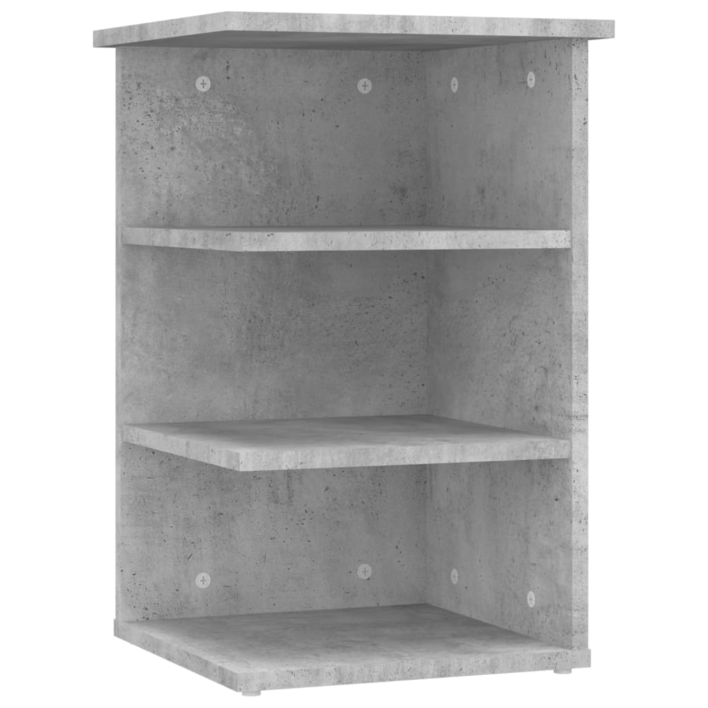 Credenza Grigio Cemento 35x35x55 cm in Legno Multistrato - homemem39