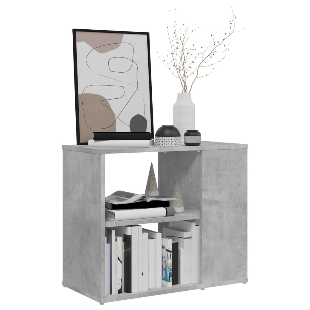 Credenza Grigio Cemento 60x30x50 cm in Legno Multistrato - homemem39