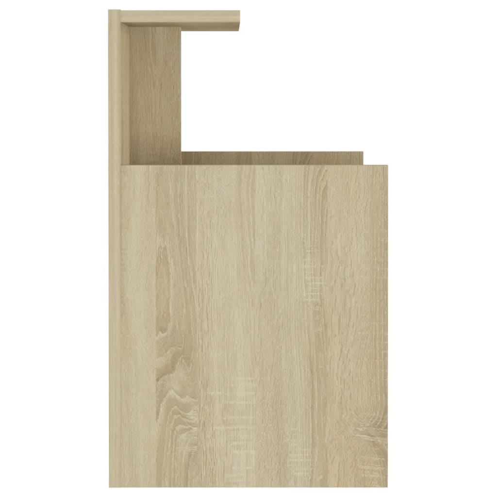 Comodini 2pz Rovere Sonoma 40x35x60 cm in Legno Multistrato - homemem39