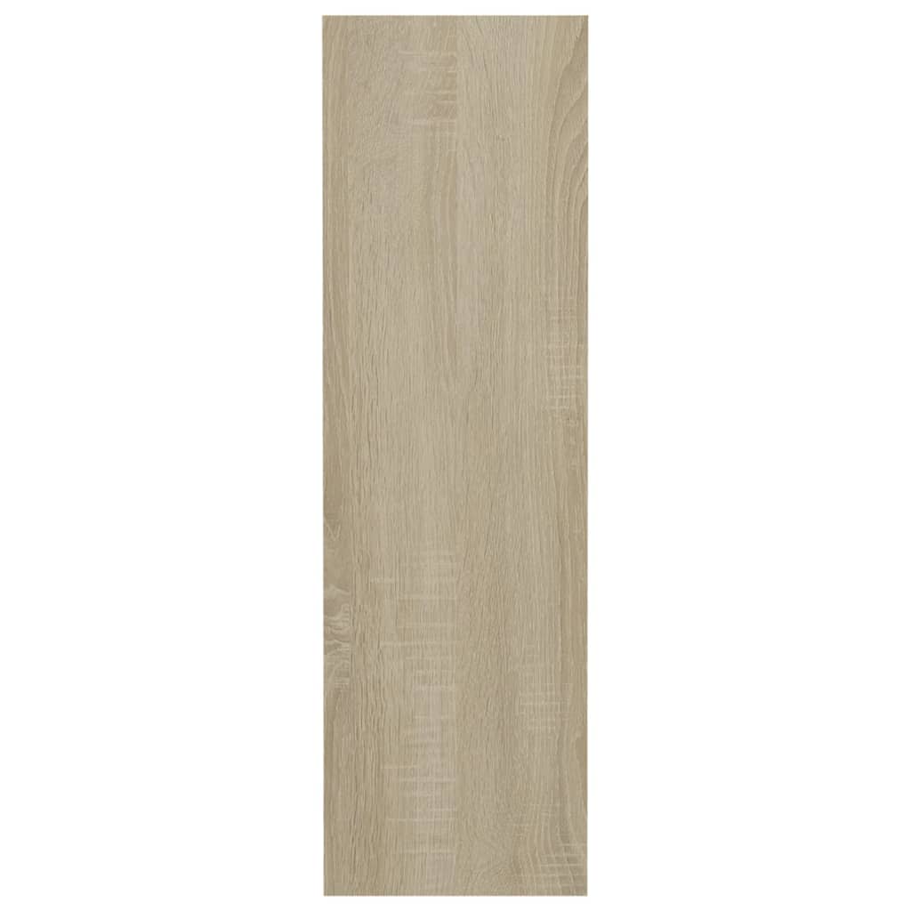 Scarpiera a Muro Rovere Sonoma 60x18x60 cm in Legno Multistrato