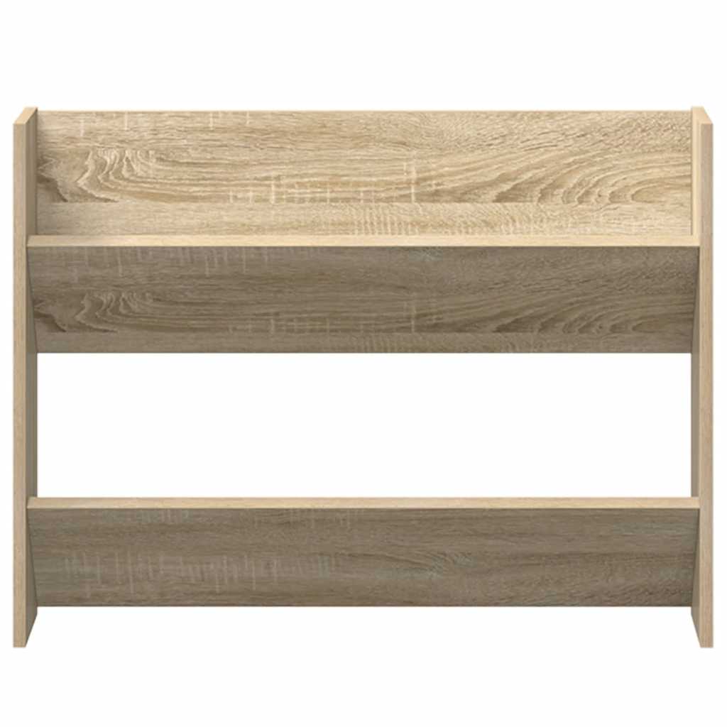 Scarpiere a Muro 2pz Rovere Sonoma 80x18x60cm Legno Multistrato