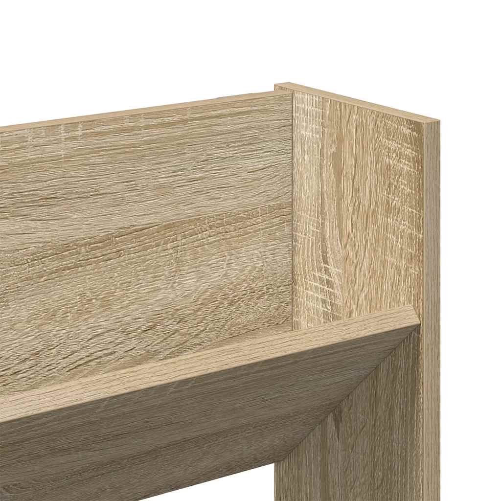 Scarpiere a Muro 2pz Rovere Sonoma 80x18x60cm Legno Multistrato