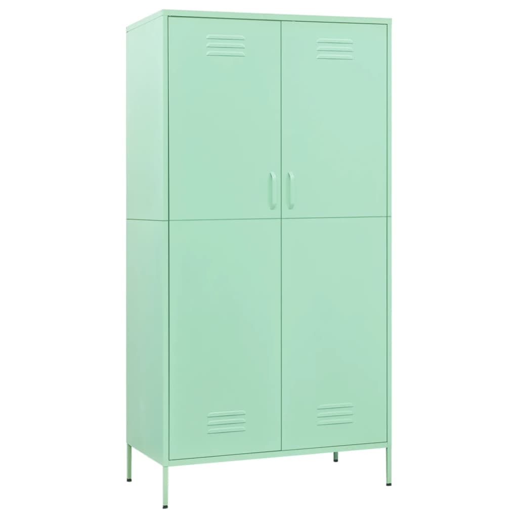 Armadio Menta 90x50x180 cm in Acciaio - homemem39