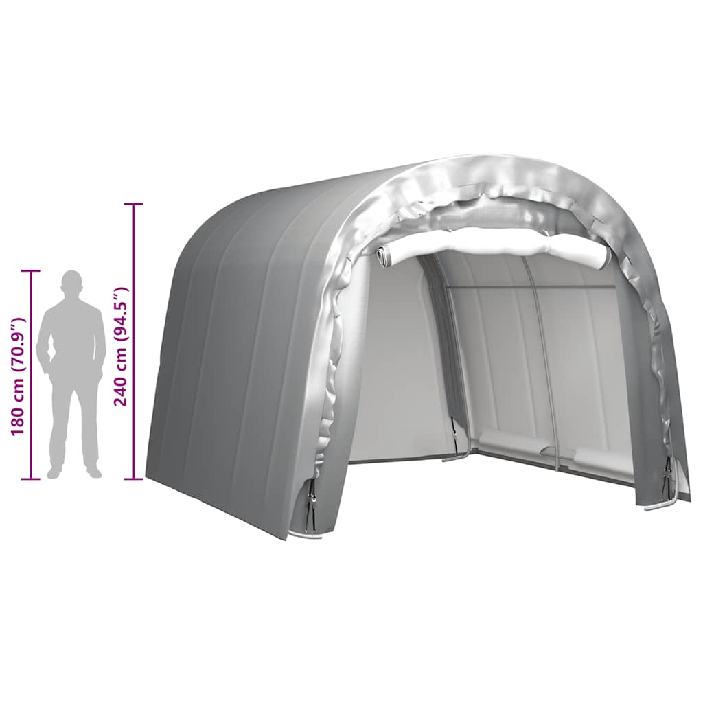 Tenda Capannone 300x300 cm in Acciaio Grigio | homemem39