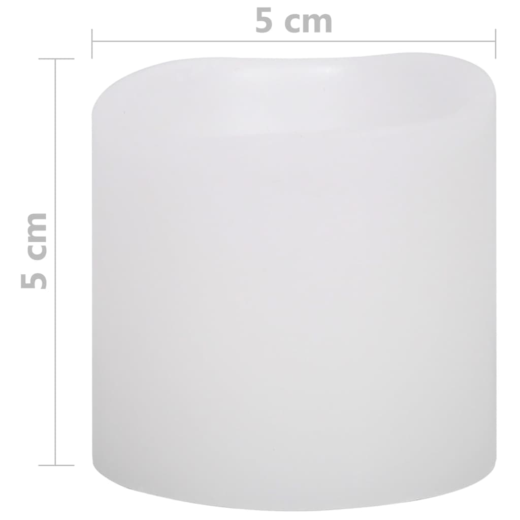 Candele Elettriche a LED 24 pz Bianco Caldo - homemem39
