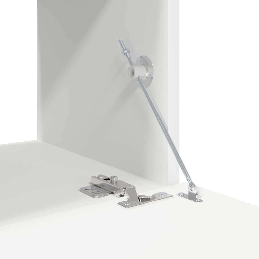 Set Mobili Porta TV 8 pz Bianco in Legno Multistrato