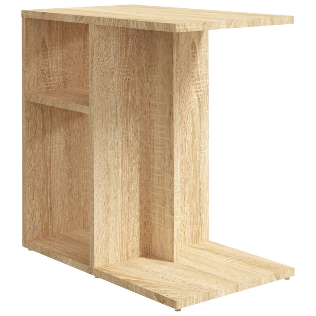 Tavolino Rovere Sonoma 50x30x50 cm in Legno Multistrato - homemem39