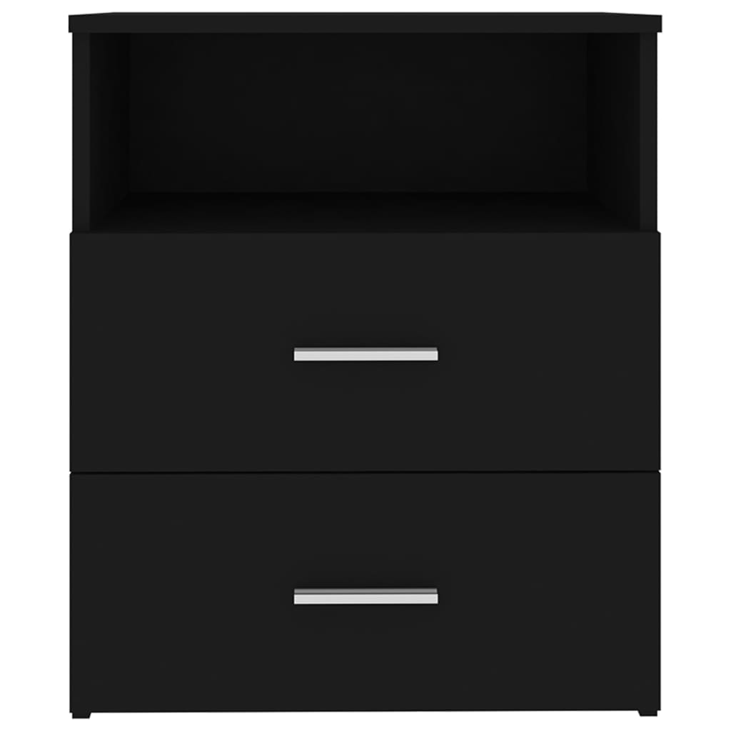 Comodino Nero 50x32x60 cm - homemem39