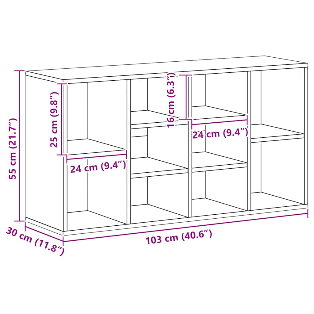 Scarpiera con Panchina Grigio Cemento 103x30x55cm Multistrato | homemem39