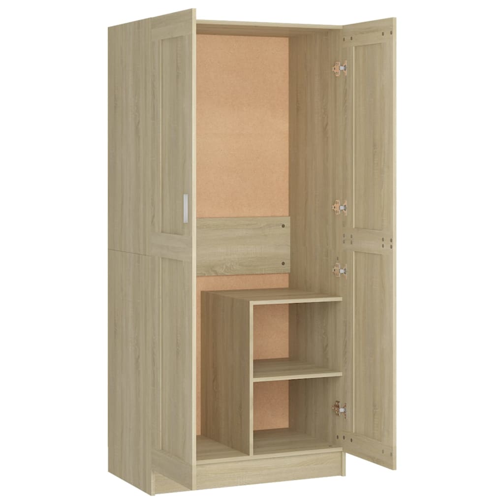 Armadio Rovere Sonoma 82,5x51,5x180 cm in Legno Multistrato - homemem39