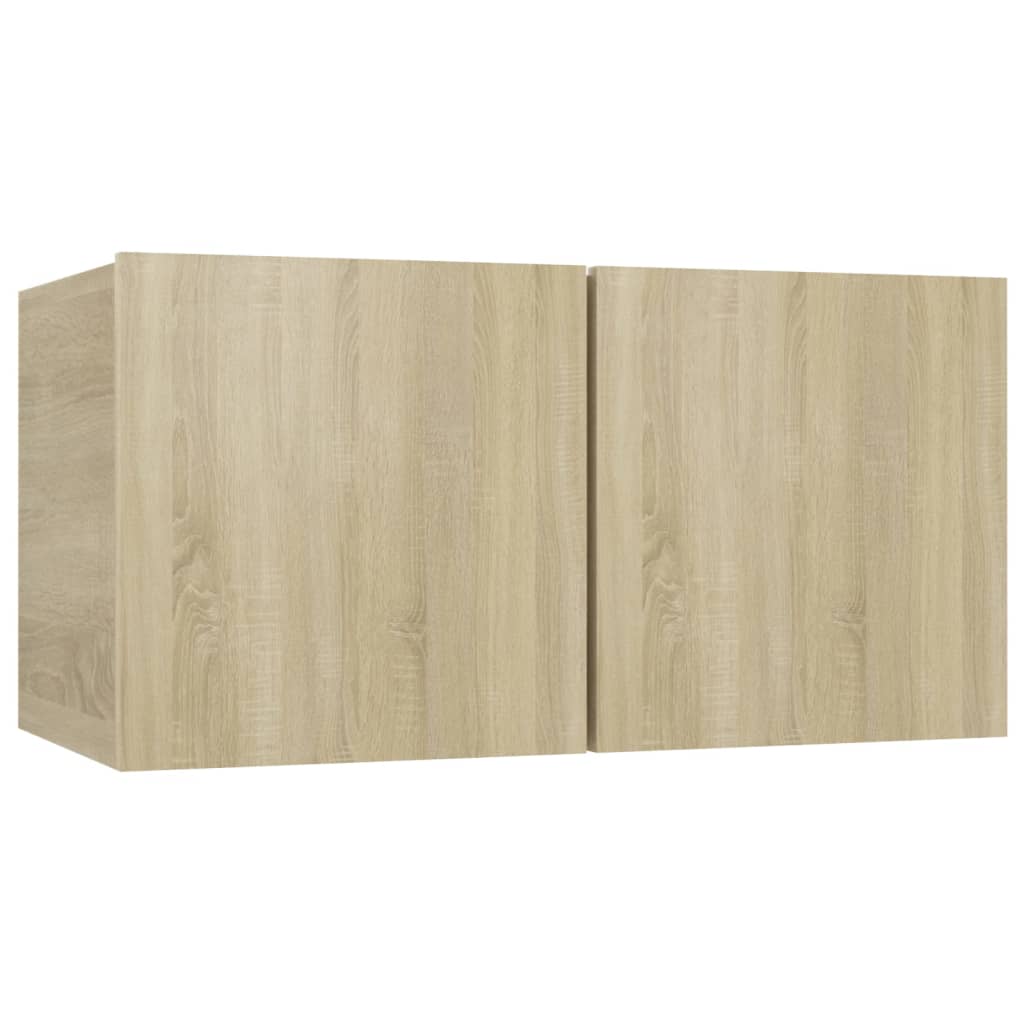 Mobile Porta TV Pensile Rovere Sonoma 60x30x30 cm - homemem39
