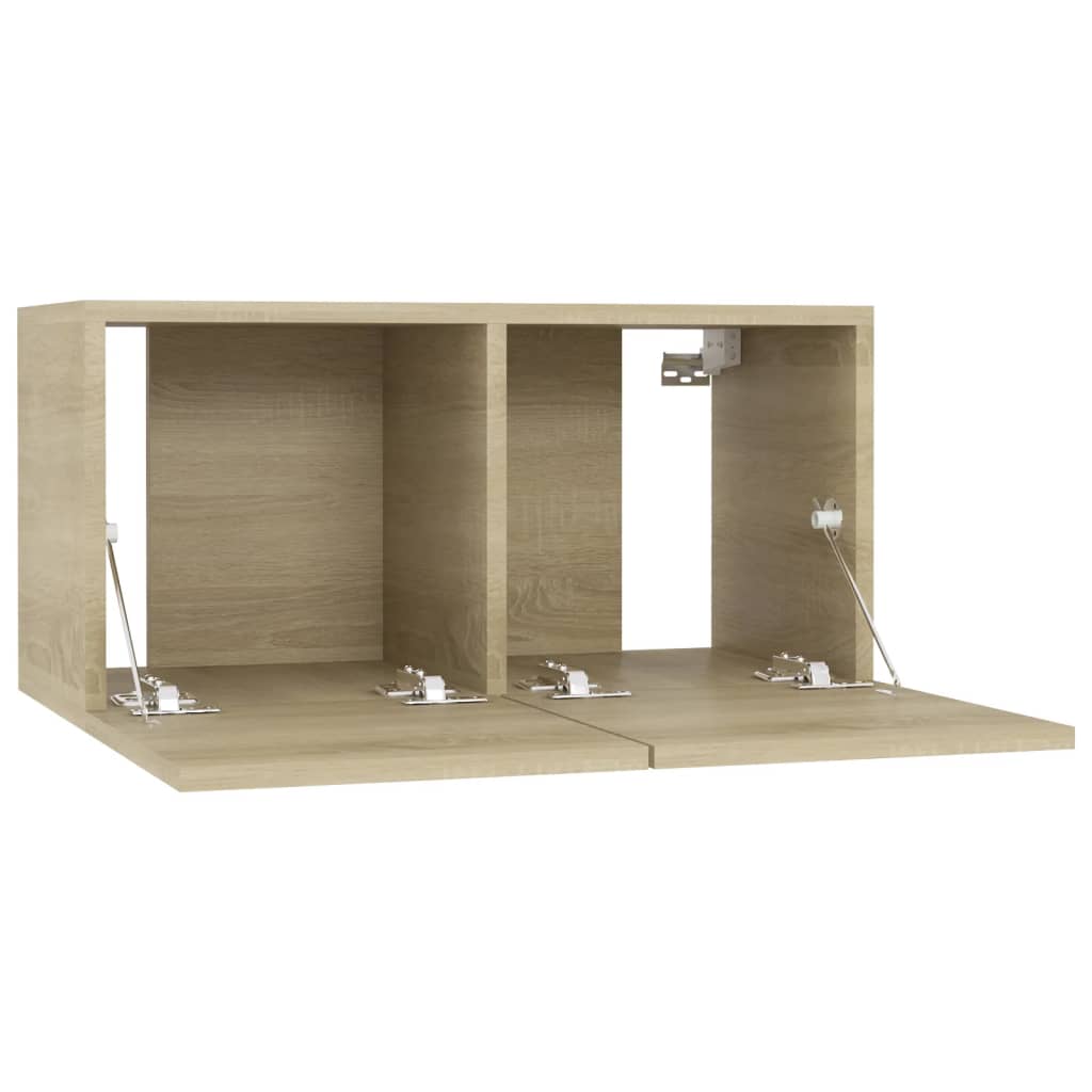 Mobile Porta TV Pensile Rovere Sonoma 60x30x30 cm - homemem39