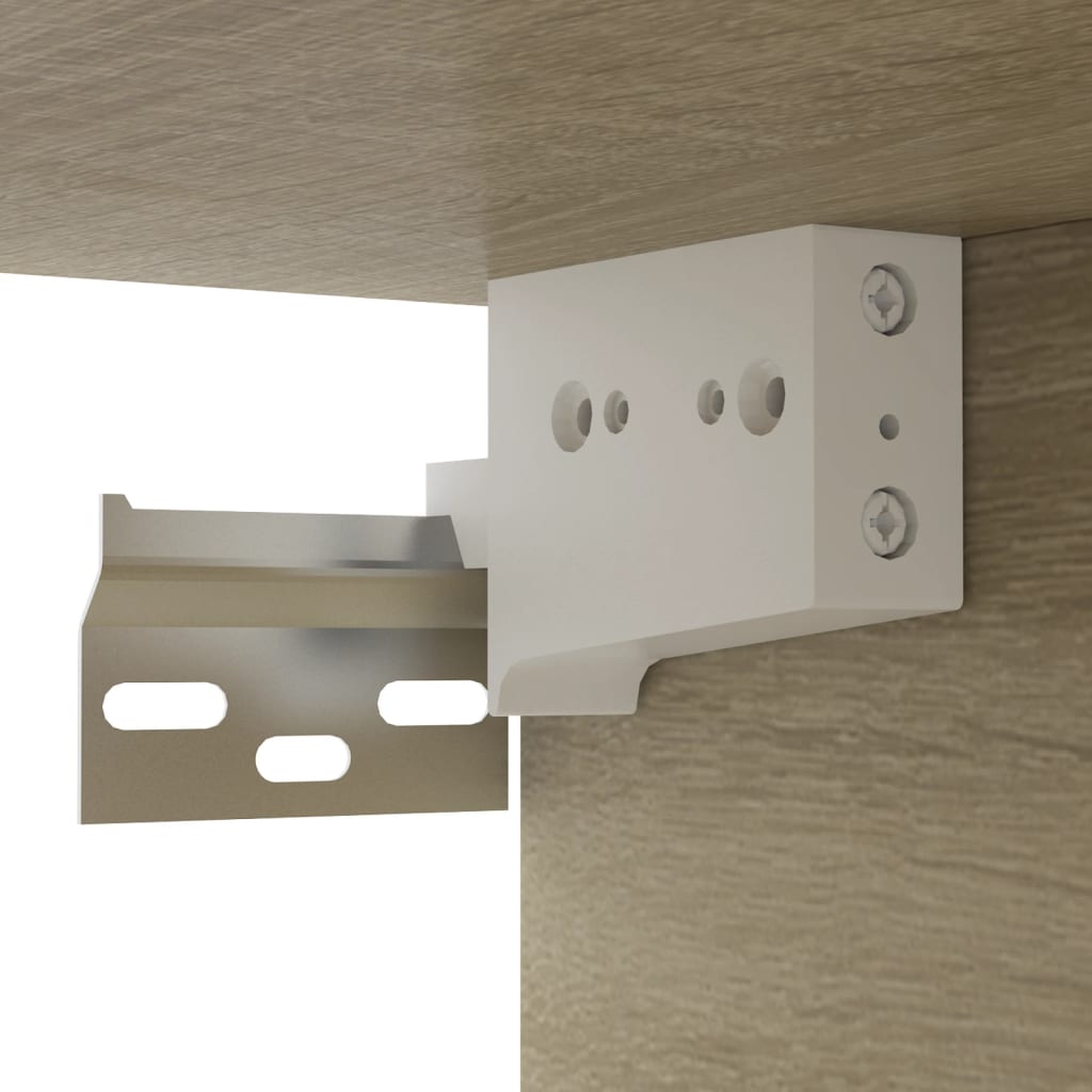 Mobile Porta TV Pensile Rovere Sonoma 60x30x30 cm - homemem39