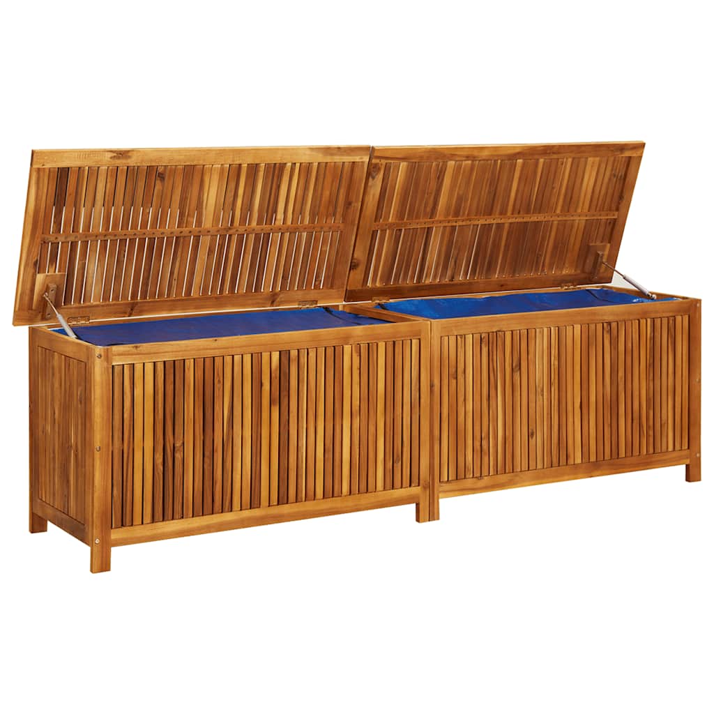 Contenitore da Giardino 200x50x58cm in Legno Massello di Acacia - homemem39