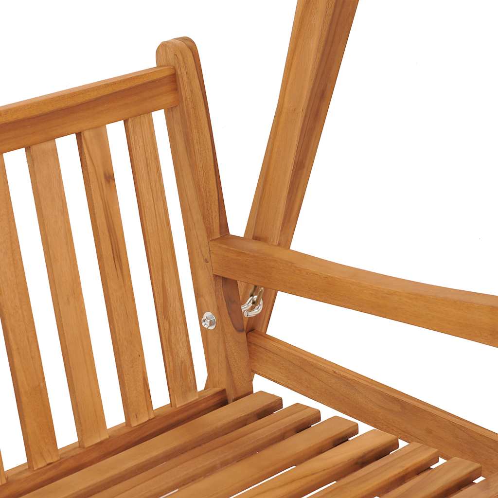 Dondolo da Giardino 174 cm in Legno Massello di Teak - homemem39